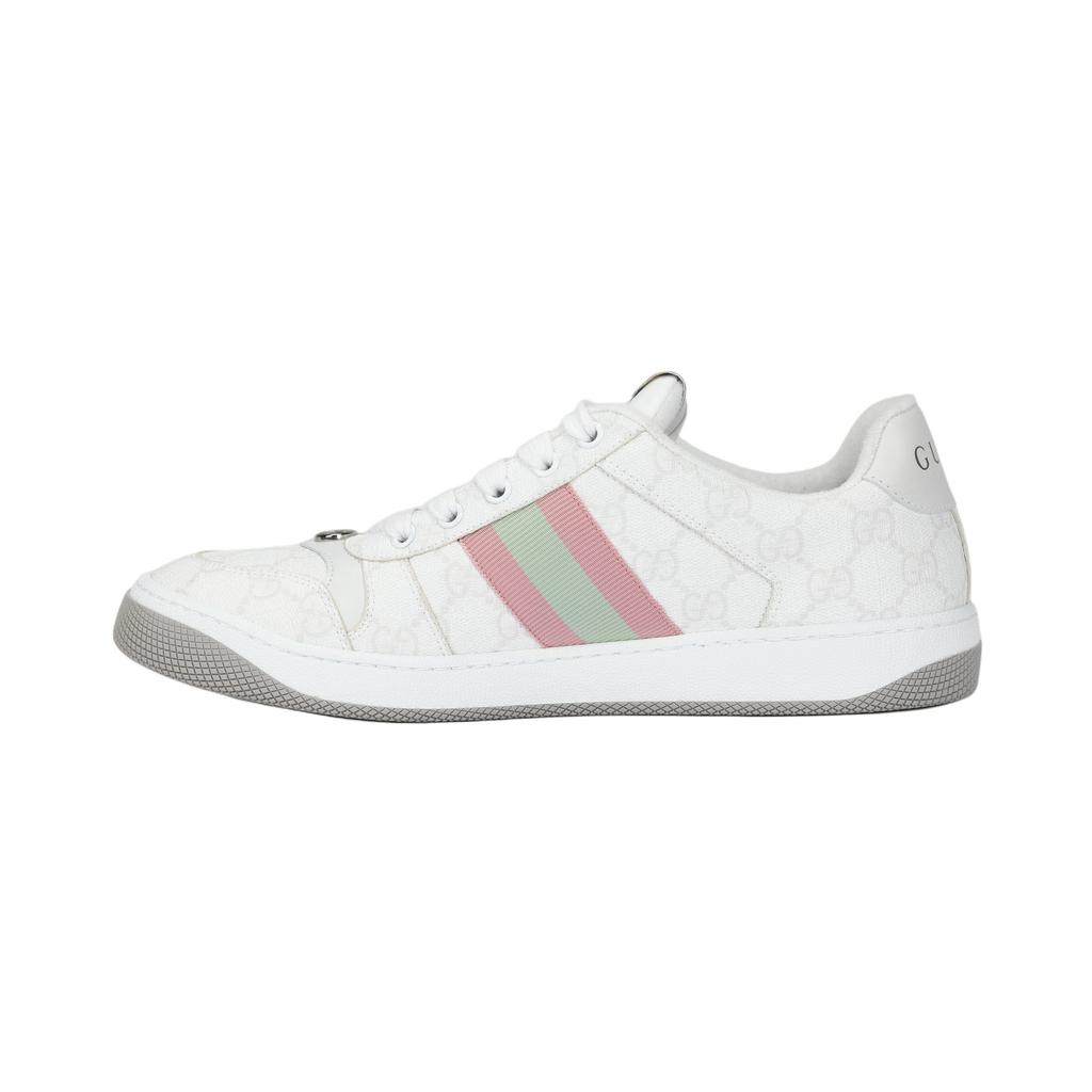 Gucci Wmns Screener Sneaker 'GG Monogram - White Pink' Women's 771134 96GE0 9058