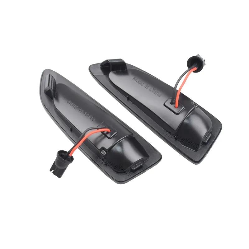 1Pair For Opel Astra J K Crossland X Grandland ignia B Zafira C P12 LED Dynamic Turn Signal Light Side Fender Marker Lamp