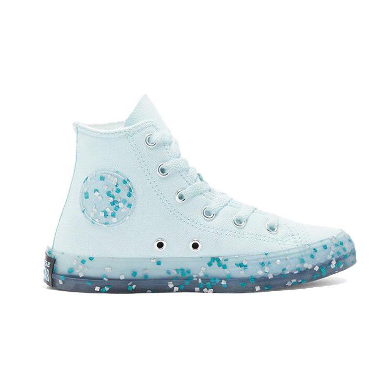 Converse Chuck Taylor All Star High top Canvas Shoes Mint Blue 670173C