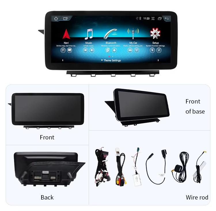 Mercedes-Benz A-Class Dual-Screen Android Navigation System with Large Central Control Display