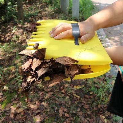 1 Pair Wear-resistant Leaf Catcher Handheld Leaf Collection Tool Garden Rake  Yard Lawn