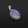 Abalone Shell Gemstone Handmade 925 Sterling Silver Natural Abalone Shell Pendnat Oval Design Pendant Abalone Shell Jewelry For Gifts