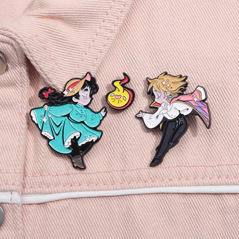 Cartoon Design Creative Brooch Pins With Eyecatching Colors And Unique Styles Ideal For Anime And Fashion Lovers
