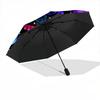 1PC Mandala Design Folding Umbrella with 8 Frames, Automatic Open, Durable Frame, Quality Craftsmanship yy250912078