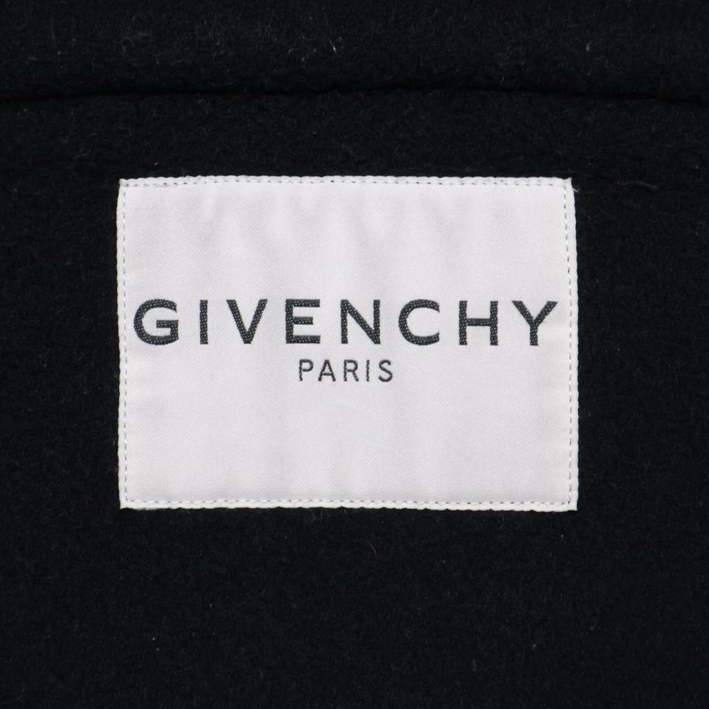 Givenchy BMC04912ZE Wolle 90% Kaschmir 10% 3B Chester Coat Mantel 54 schwarzGebraucht