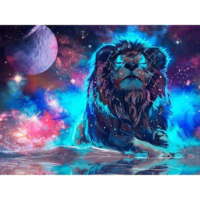 Pittura Diamante 5D Fai da Te Foratura Completa Galassia Leone Punto Croce Strass Immagini Ricamo Diamante