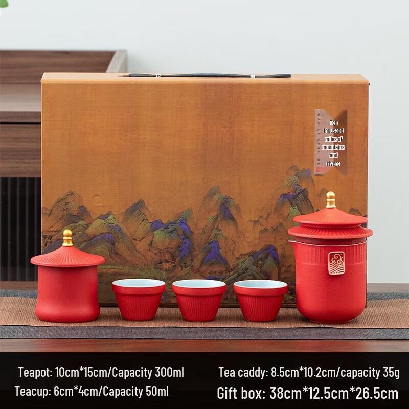 Tao Zhide Portable Stainless Steel Tea Set