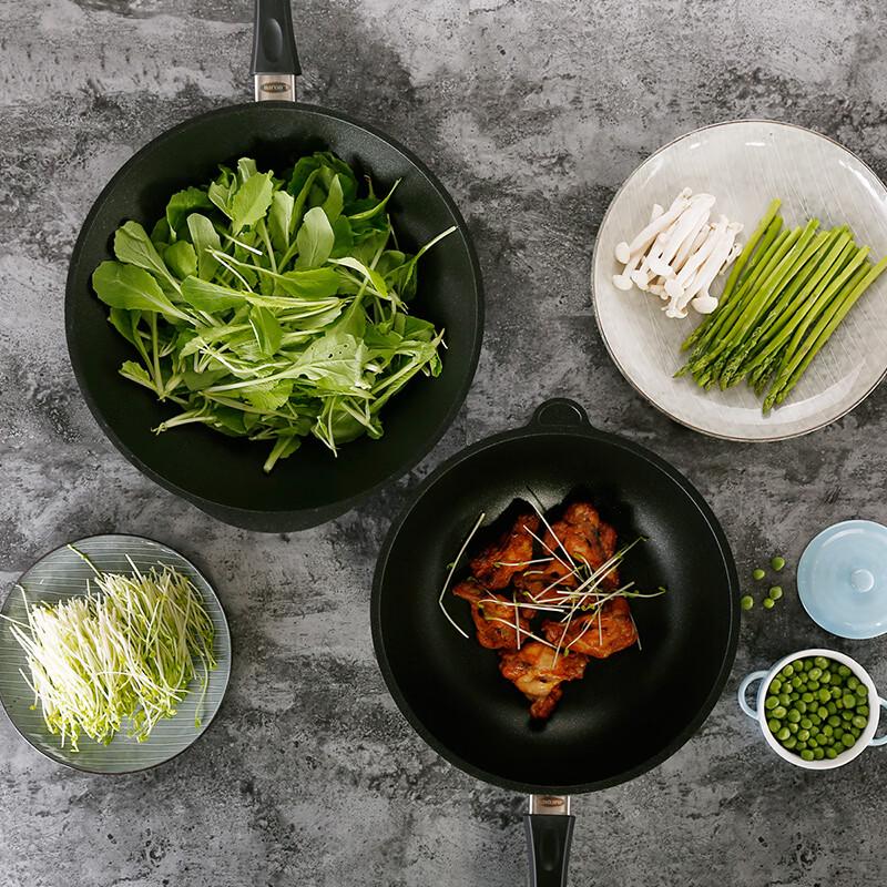 LIKUAI Gourmet Non-stick Chinese Wok 32cm