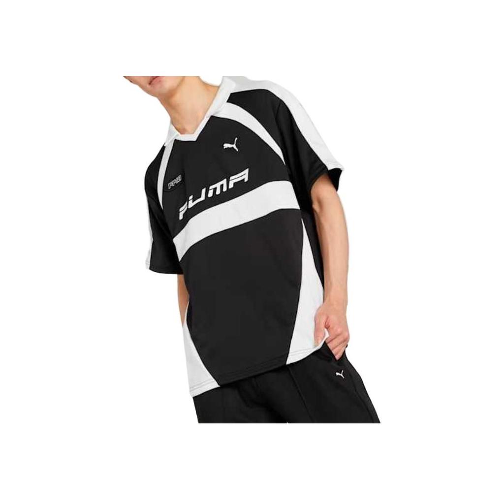 New PUMA Soccer Jersey Unisex Black White 631242-01