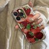 Luxury Korean Style Strawberry Phone Case For Xiaomi Redmi Note 13 12 12S 12C 11 10 10C 13C 10s A2 A3 Pro Plus 4G 5G TPU Cover
