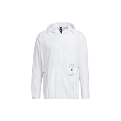 Lite Woven Hooded Sports Jacket Men Outerwear White HE9917