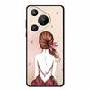 Huawei Pura 70 Pro Embossed Color Painting Phone Case with High-Grade Texture - 1 Piece.