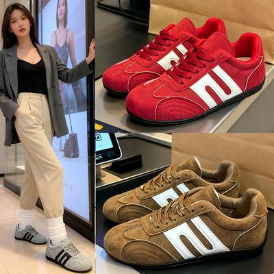 Forrest Gump Shoes Women's Soft-soled Sports and Leisure Shoes Spring and Autumn Thin Breathable Student Retro Moral Training Shoes Women