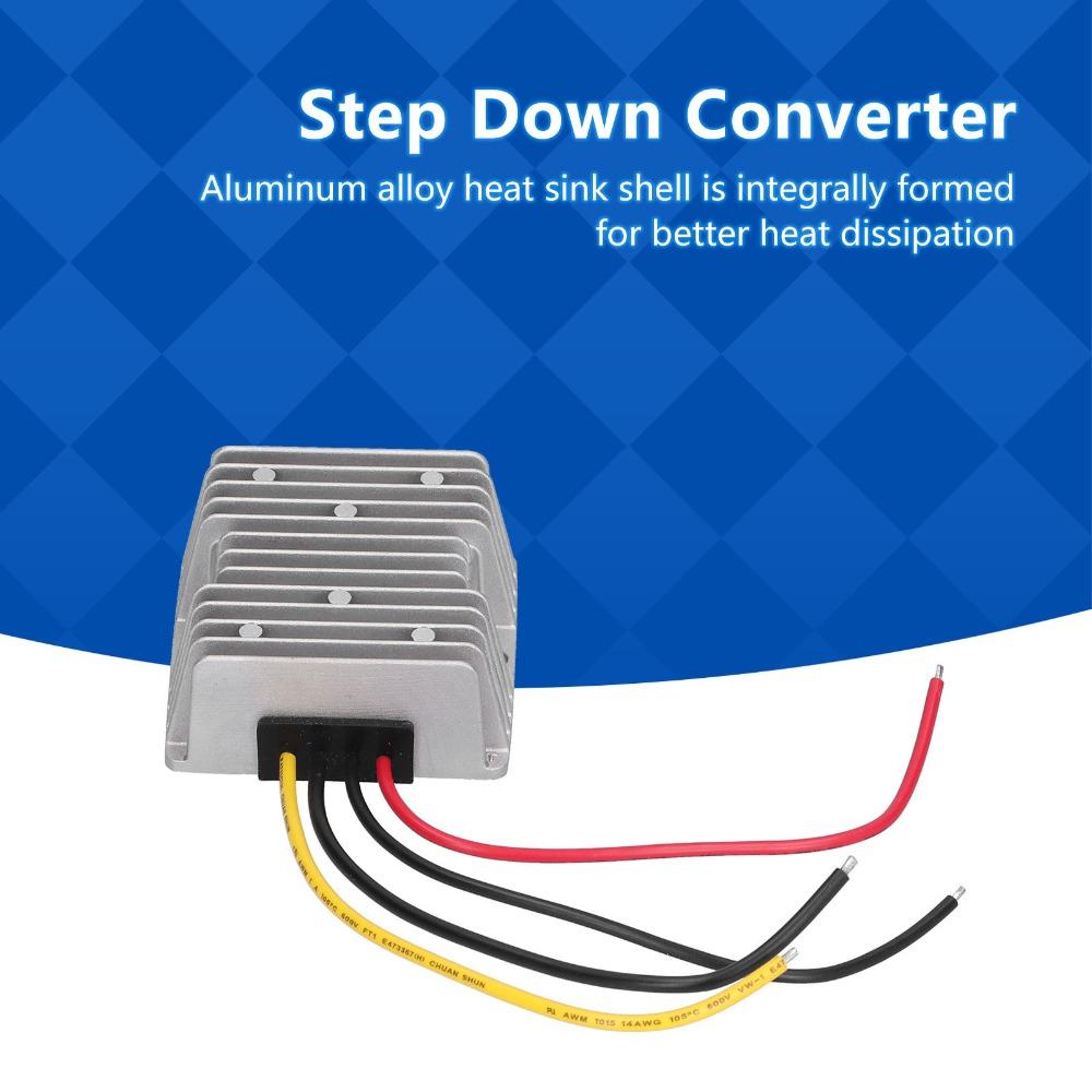 Stable Output 12V/24V to 5V DC Step Down Converter 30A 150W DC Voltage Converter Voltage Regulator Vehicle Electronics