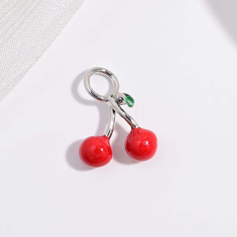 

Fresh And Sweet Oil Dripping Strawberry Cherry Love Pendant Creative Fruit Series Pendant Vd1654-1665