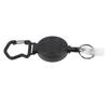 Retractable Keychain Heavy Duty 80cm Stainless Steel Wire Magnetic Retractable ID Badge Holder