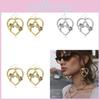 Elegant Retro Heart Bird Alloy Earrings With Rhinestones Perfect For Weddings And Birthdays