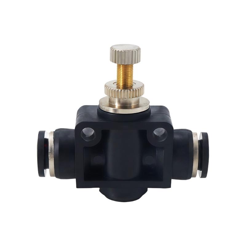 High Pressures Air Tube Fitting With Secure Sealing Pneumatic Airflows Regulator for Factory and Workshop Use