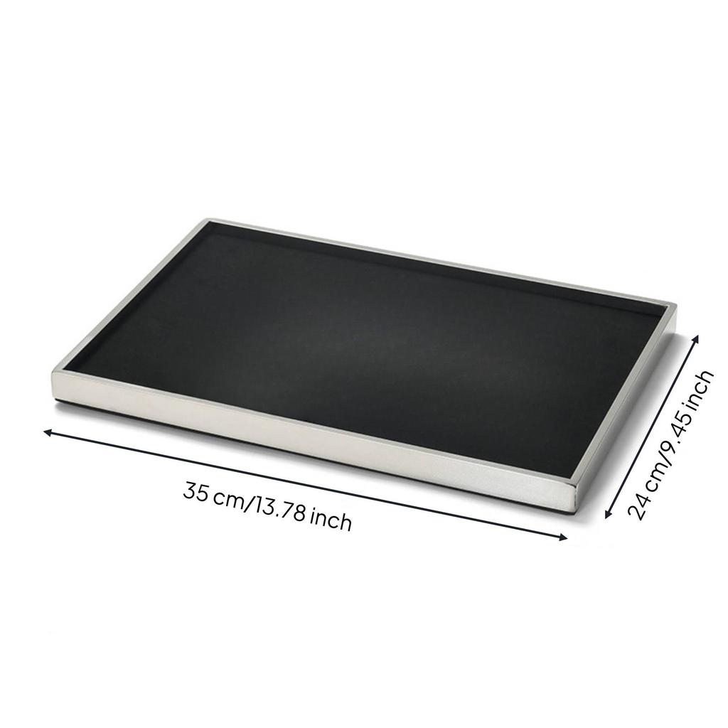 Jewelry Display Tray Slim with Soft-Lined Interior Countertop