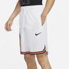 Nike Basketball Shorts Men's White Moderate Straight Fit Pants DJ5214-100