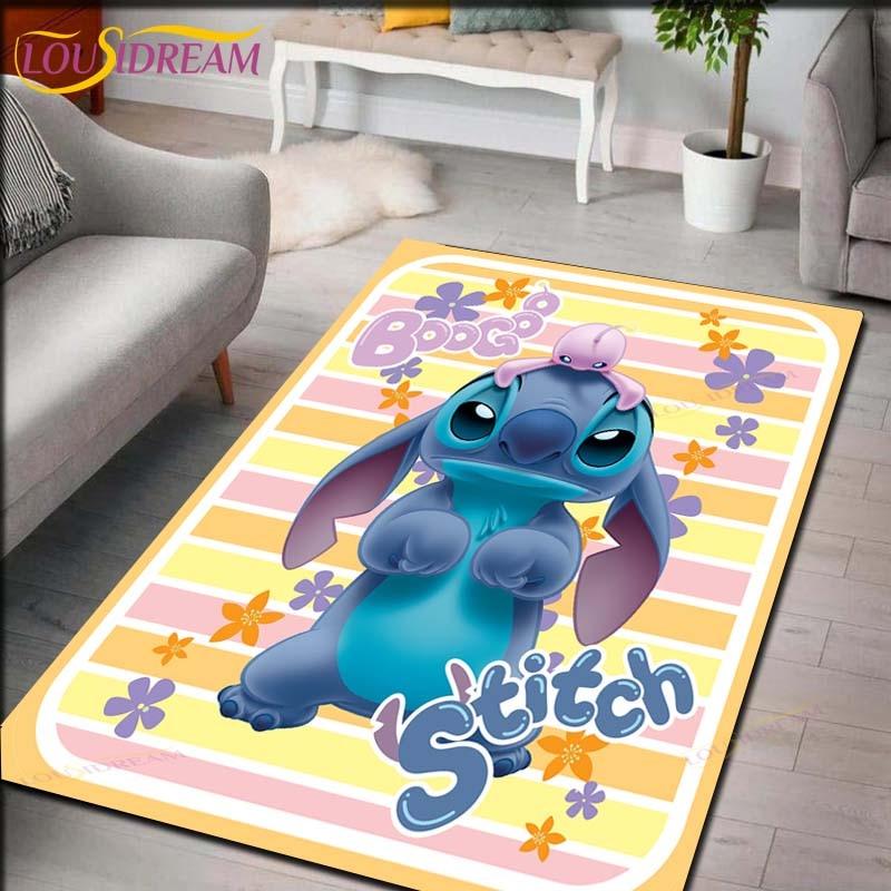 Cartoon Anime Stitch dywan do salonu rysunek sypialnia maty podłogowe dywan do zabawy dla dzieci kuchnia łazienka mata antypoślizgowa!