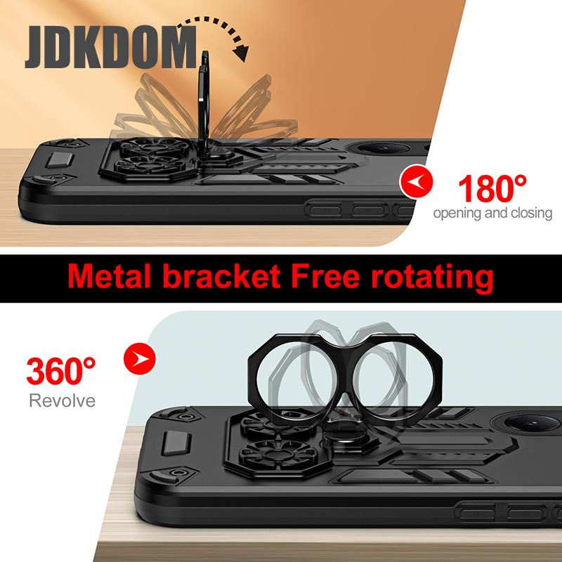 JDKDOM Shockproof Ring Bracket Case For Xiaomi POCO X7 Pro Cover For Xiaomi POCO C71