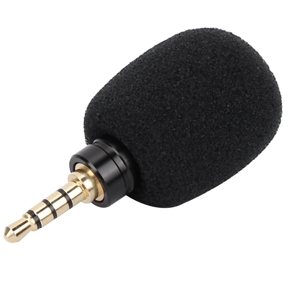 Minimikrofon bærbar 3,5 mm jackplugg for mobiltelefon (Fire polet)