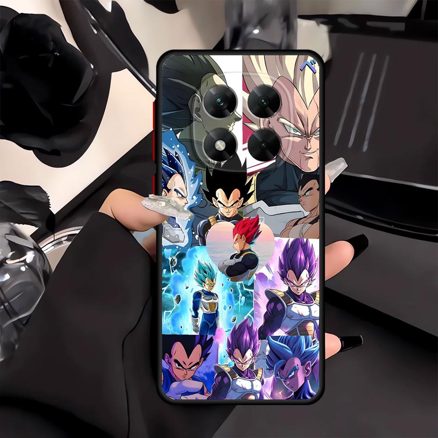 Case for Xiaomi Redmi Note 7 12s 10S 13 14 12 Pro Plus 8T 11S 8 9 10 11 Pro 9S Back Phone Cover Dragon Ball Creativity Vegeta