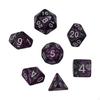 7 Pieces Acrylic Polyhedral Dices D6 D4 D8 D10 D12 D20 Gifts Board Game Props Durable for Role