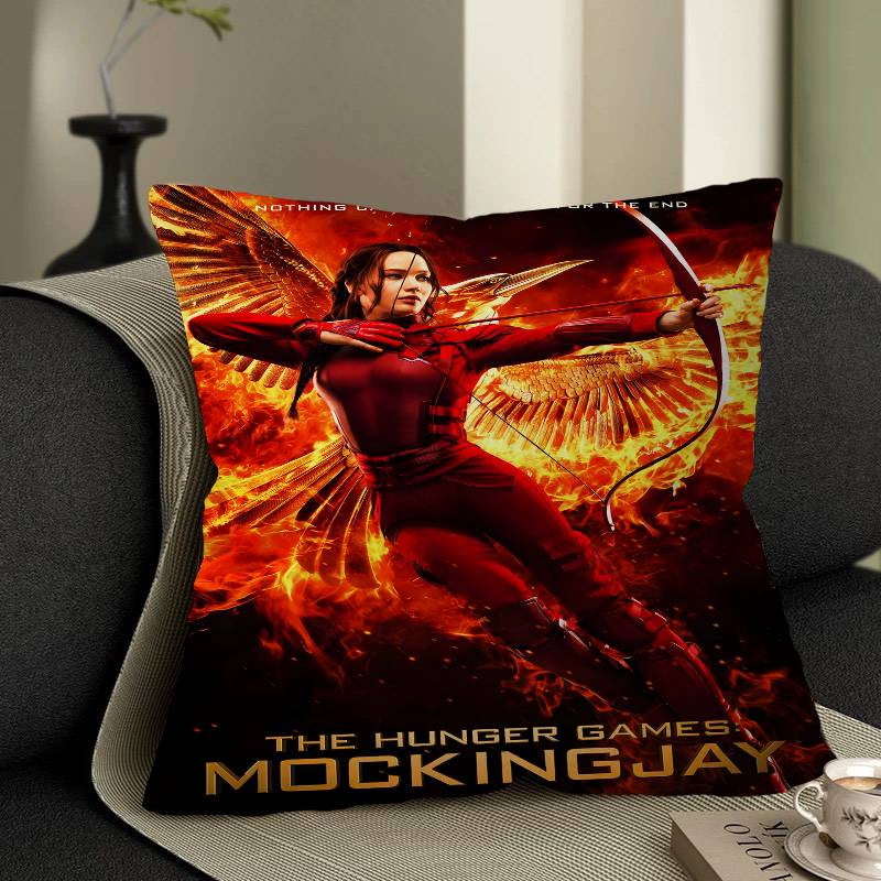 Classic Movie The Hunger Games Pillow Cushion Cover Pillowcase Living Room Sofa Home Decor Customized