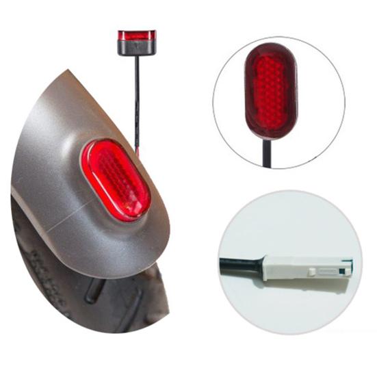 Scooter Rear Light with Long Wire Easy Installation ABS Super Bright Tail Light
