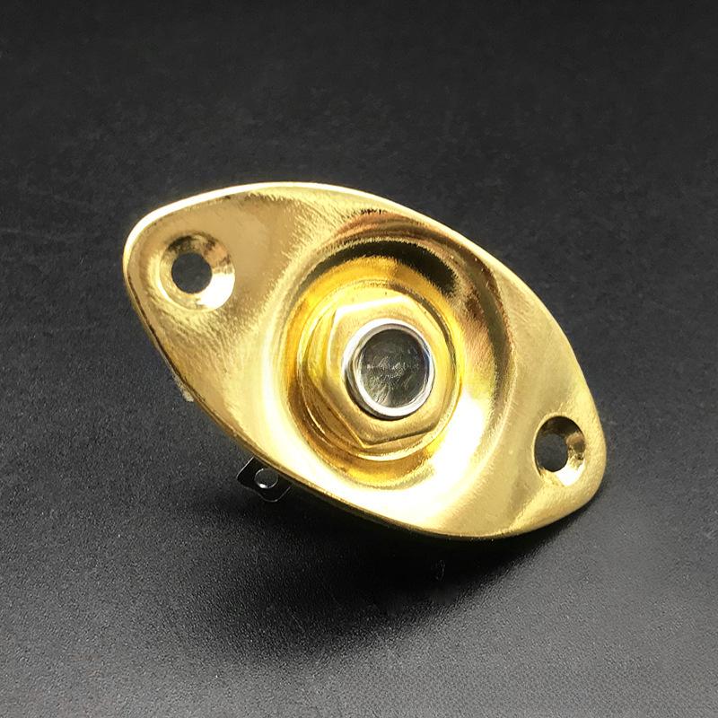Oval Electric Guitar/Bass Audio Output Jack 6.35mm