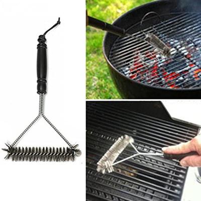 Barbekü Izgara BARBEKÜ Fırçası Temiz Aracı Izgara Aksesuarları Paslanmaz Çelik Kıllar yapışmaz Temizleme Fırçaları Barbekü Aksesuarları