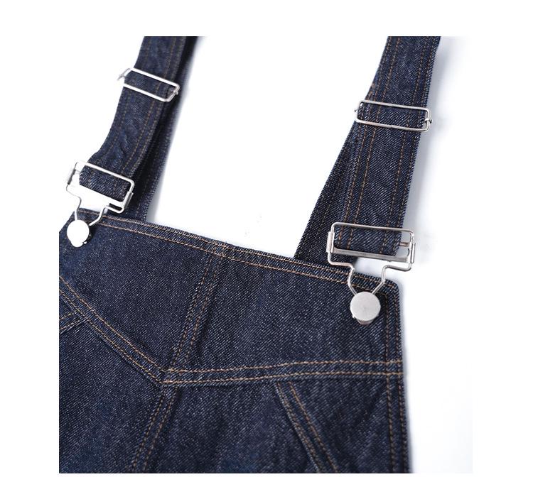 NEWOPEN 2025 Early Spring Korean Style Commute OL Wide-Leg Denim Overalls C3621