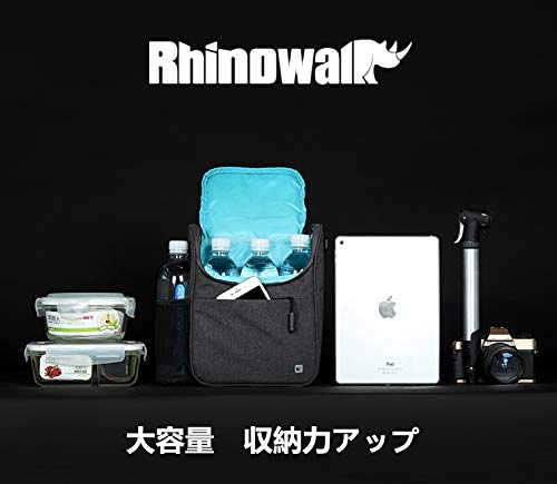 Rhinowalk Bicycle Front Bag, Handlebar Bag, Frame Bag, and Side Bag (Gray)