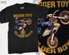 Bigger Toys T-shirt  For Older Boys Motorbike Graphic Top Sports Men Bikers Tee
