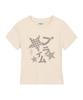 PRIMATE Poika Dot Milky Women'S Slim Fit Short Sleeve T-Shirt 5 Colors