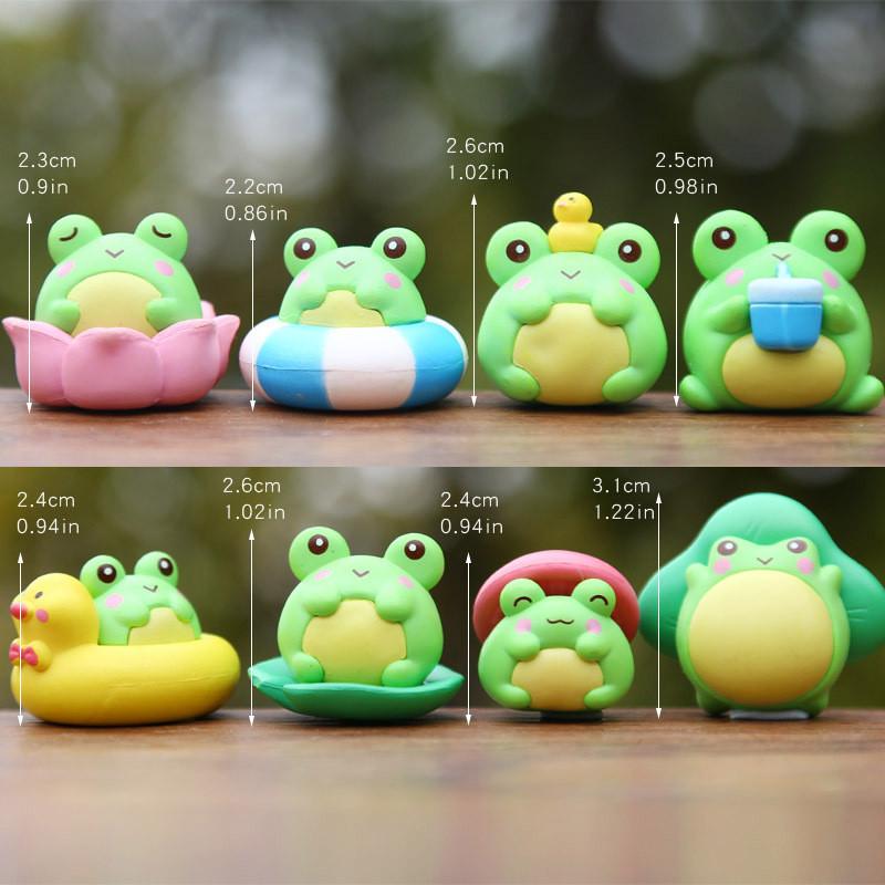 

Pvc Frog Figurine With Interactive Design For Child Development And Gift