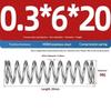 Spring Steel Pressure Return Spring Assortment 0.3/0.4mm Wire Dia 5-20mm Length for Hobbyist Craft Making Projects