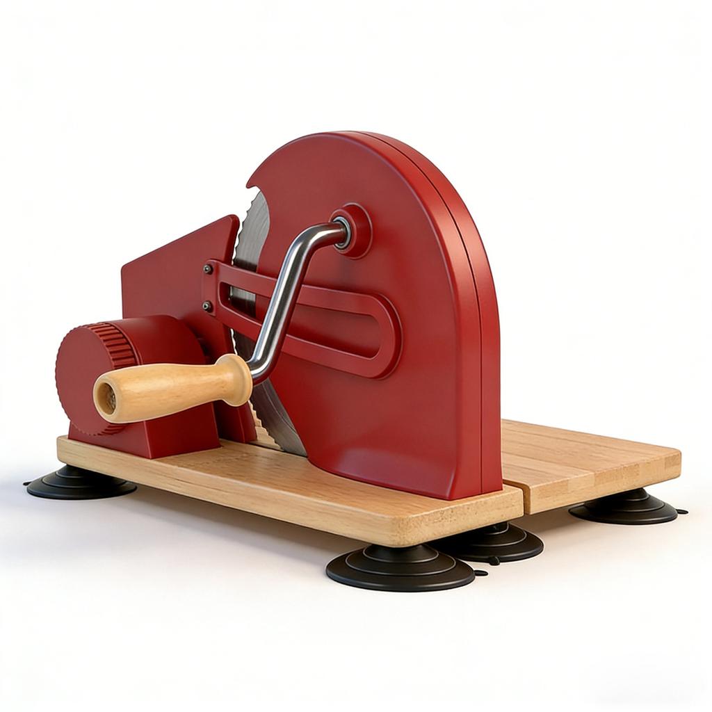 Manual Bread Cutter for Homemade Sourdough Bread Hand Crank Slicing Tool Thickness Evenly Slicing Stainless Steel