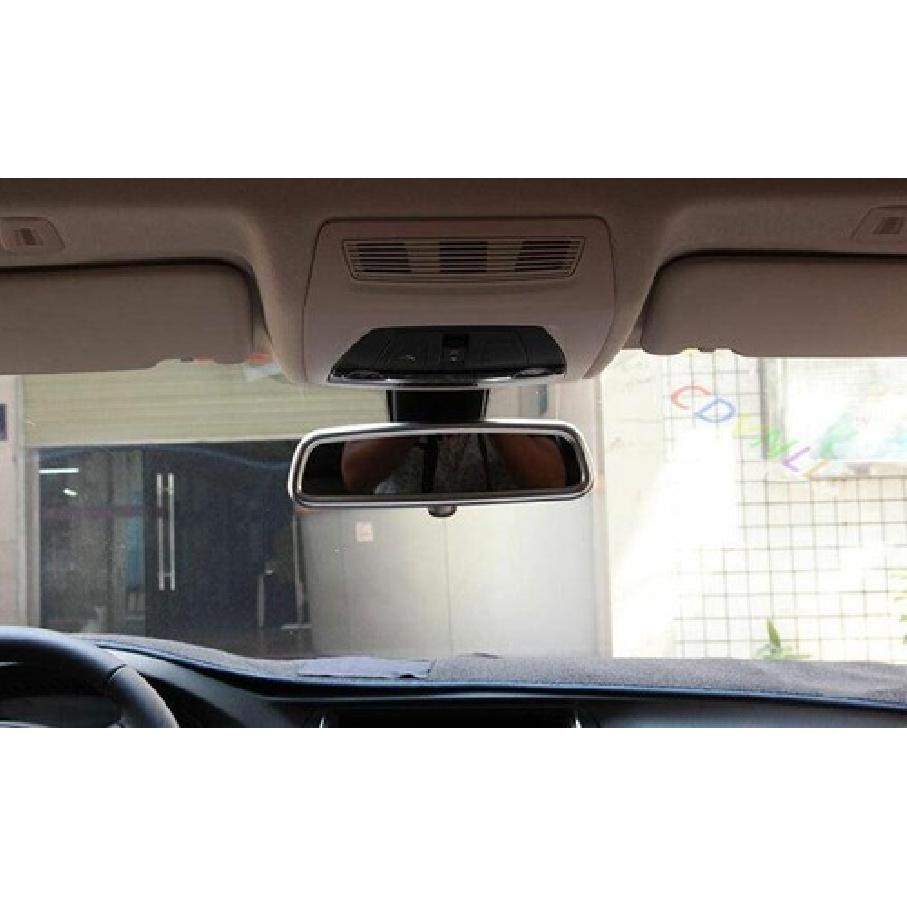 Interior Rearview Mirror Frame Cover Decor For Benz GLA CLA 2013-2019 ABS Silver
