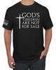 Gods Children Are Not For Sale Cross Men Graphic T- Shirt