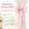 2PCS Non Drilled Curtain Clips Home Decor Curtain Tieback Romantic Bow Curtain Tie  Home Decor