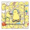 50 Pictures of Little Yellow Chicken Doodle Personality Cartoon Cute Hand-painted DIY Mobile Phone Case Suitcase Stickers Waterproof