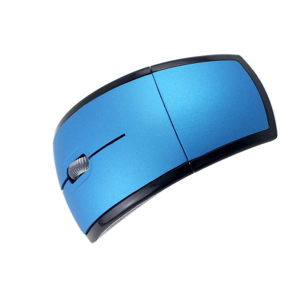 Wireless Folding Optical Mice Computer Foldable Laptop Optical Mice Notebook Computer Cordless Mouse