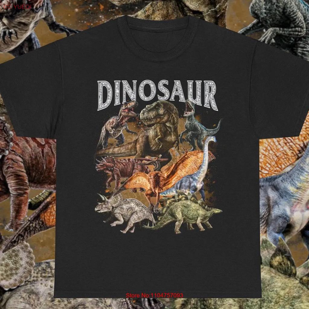 Dinosaur Vintage T Shirt Retro 90s Bootleg Animal Rex Pterodactyl Stegosaurus Triceratops Bontasaurus Velociraptor Vintage
