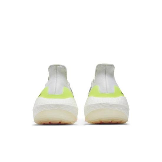 Adidas UltraBoost 21 'White Solar Yellow' FY0401 Women's Shoes