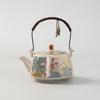 Exquisite Lotus Tea Set, Handle Pot, 1 Pot  2 Cups, Ceramic Gongfu Teaware, Tea Brewing Pot, Teacups, Perfect for Afternoon Tea