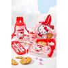 Skater Lunch Box Trio Set Chopsticks Spoon Fork Hello Kitty Ushiro Shiro Sanrio For Children Antibacterial Treatment Easy to Open Sliding Type Made in