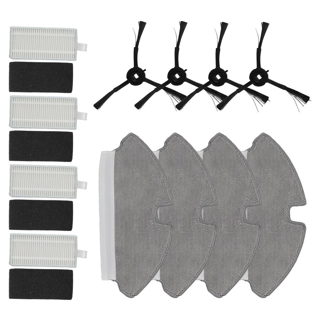 1 Set For M1 / For Trouver M1 Mop Cloths Side Brushes Kit Vacuum Cleaner Accessories Household Cleaning Spare To Replace